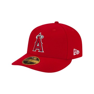 NEW ERA 59FIFTY LOW PROFILE MLB 洛杉磯 天使隊 紅色 微彎簷 全封款 5950 LP
