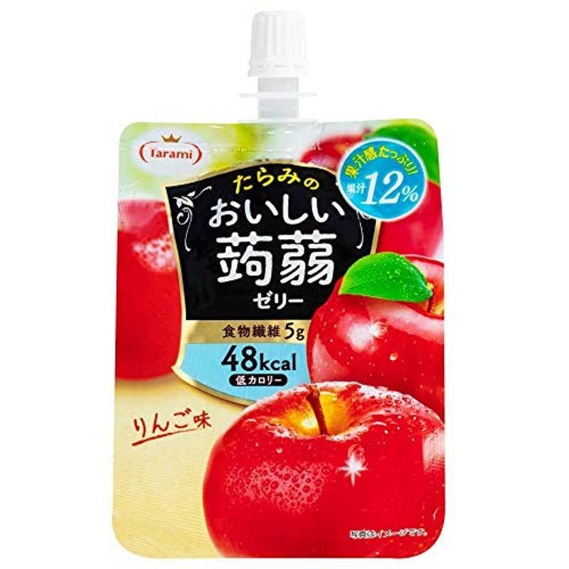 150g　おいしい蒟蒻ゼリーりんご味　たらみ　LINEショッピング