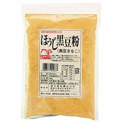 富士食品 ほうじ黒豆粉 200g