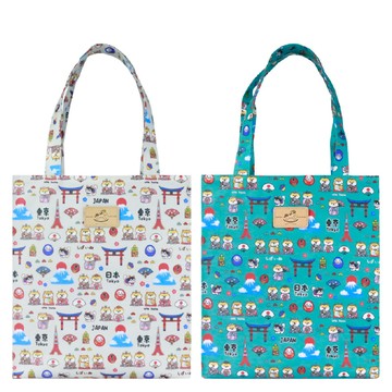 【uma hana】東京和服柴可放到A3大容量可橫放防水的加大新A4提袋(A3大容量提袋/旅行肩背包/防水包)