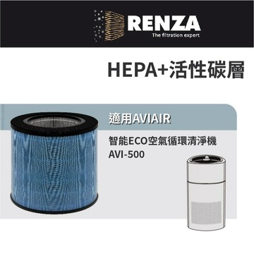 適用 AVIAIR AVI-500 智能ECO空氣循環清淨機 HEPA+活性碳 濾網 濾芯 濾心