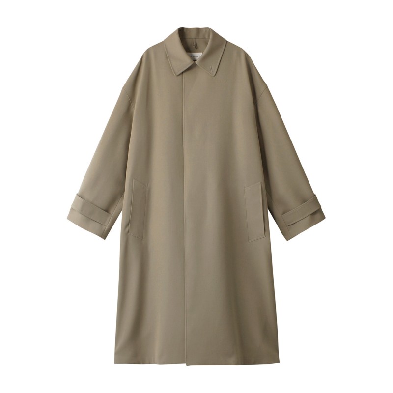 THE RERACS バルカラーコート　グレージュ THE RERACS(ザ・リラクス)｜【MEN】バルカラーコート/グレージュ