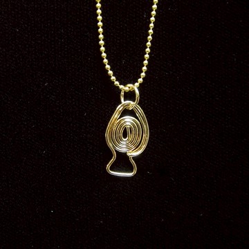 Winwing金屬線編織項鍊-[ 小魚兒 ]