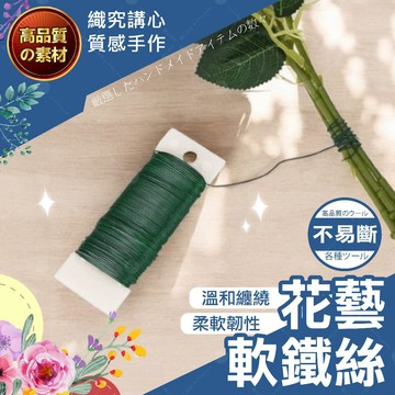 【隔日送達🚀】花藝軟鐵絲 園藝資材 花藝鐵絲 鐵絲線 花藝材料 園藝鐵絲 花圈鐵絲 花桿鐵絲 插花鐵絲 手作鐵絲 花藝