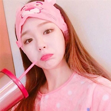 頑皮豹 髮帶 粉紅豹 頭飾 髮夾 洗臉髮帶 化妝 可愛 毛巾髮帶 髮圈 髮箍 ANNA S.99