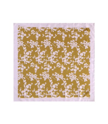 Elisabetta Franchi Curry Quarzo Floral Foulard Scarf