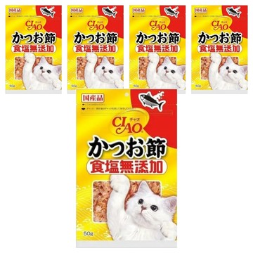 INABA 食鹽無添加 柴魚片  無鹽柴魚  50g  5包