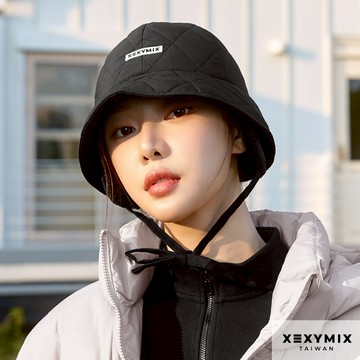 XEXYMIX 絎縫蓋耳綁帶設計漁夫帽 XAUCP05J3 共2色 保暖 登山 防潑水 羊羔絨 運動帽 CP05J3