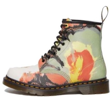 Dr. Martens 1460 x Tate Decalcomania Backhand Leather Lace Up Boots 'Multicolor Volcanic Flare'