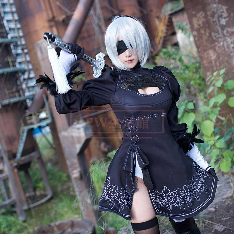NieR Automata ニーア オートマタ 2B チャイナドレス 風