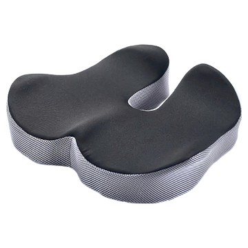 HONDONI 新款5D全貼合式美臀記憶坐墊  慢回彈太空記憶棉  透氣面料  特殊防滑材質  480g  超厚版黑