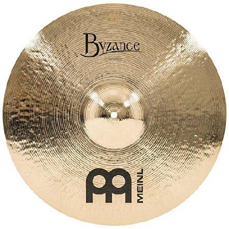 Meinl Cymbals Byzance 18" Brilliant Medium Crash Made in Turkey Hand Hammered B20 Bronze, 2-Year 　, B18MC-B 並行輸入品