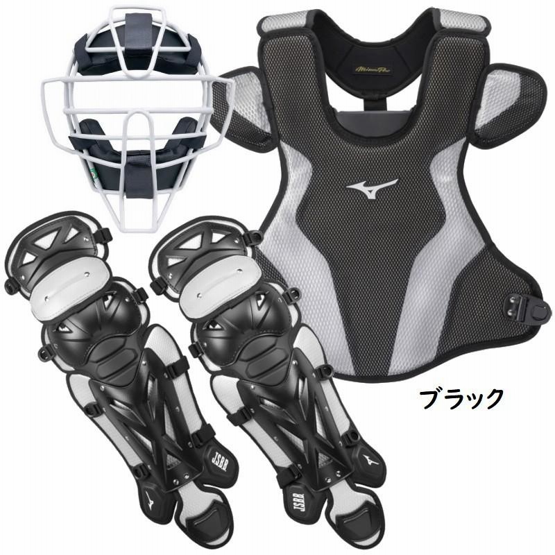 アシックスゴールドステージ軟式用キャッチャー防具　ブラック アシックスゴールドステージ軟式用キャッチャー防具ブラック