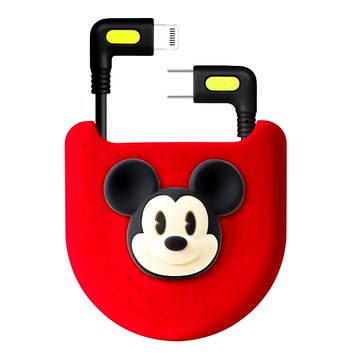 Disney 迪士尼 L型轉角線 Lightning to USB-C  米奇  25cm  1條