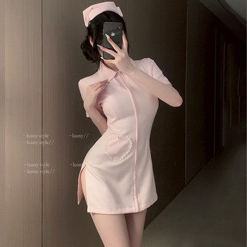 依美絲♦EMS【❤︎天使護士❤︎】護士制服套裝護士裙護士睡衣護士萬聖節服裝大人護士cosplay護士帽護士服裝女