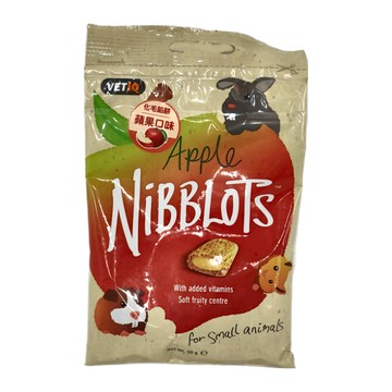 Vetiq 英國唯愛 Q 小動物化毛餡餅 - 蘋果口味  30g  1包