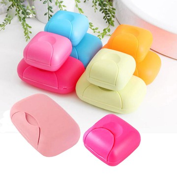 旅行手工 肥皂盒 小號 防水 防漏 皂盒 附蓋 鎖扣 香皂盒【DO325A】 123便利屋