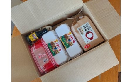 平飼い卵の新鮮卵かけご飯セット＆やまや辛子明太子150ｇセットC01302