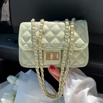 鏈條包包女春夏2025新款潮時尚百搭高級感單肩包高級感小眾小方包