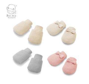 酷咕鴨 PLUS竹纖羅紋蝴蝶護手套｜護手套【六甲媽咪】