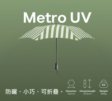 【毒】『現貨 快速出貨』Blunt 紐西蘭Metro 抗UV自動防風折傘 【領券折222｜Cube卡+APP下單最高10%回饋】