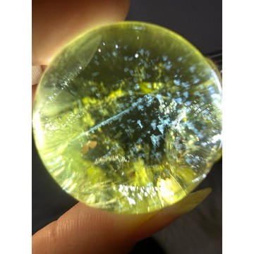 遇見～黃水晶球 藍針水晶 TR139 黃水晶藍針 藍針黃水晶球 隱山黃水晶 爆彩黃水晶
