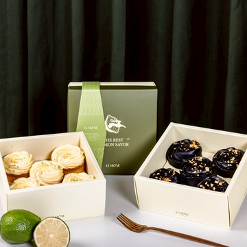 🚚 滿滿心意!!【 LUMONE 鹿檬 】時尚奢華 • 碳金檸檬塔＋黃金玫瑰 • 經典檸檬塔｜生日禮物｜情人節禮物