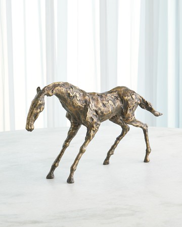 Cast Stallion Sculpture