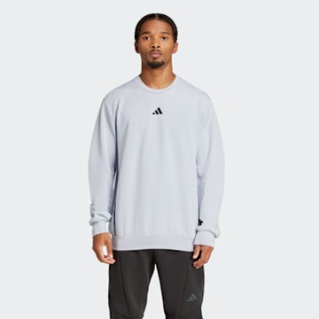 Adidas D4t Crew Sweats JP0927 男 長袖上衣 休閒長袖 藍 亞版