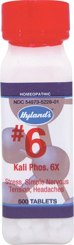 Hyland's Kali Phos 6x Potassium Salt 1 g - 500 Tablets