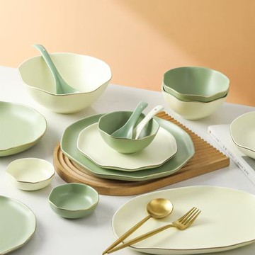 盤子菜盤家用陶瓷湯盤2022新款炒菜碟子菜碟創意餐盤輕奢網紅餐具