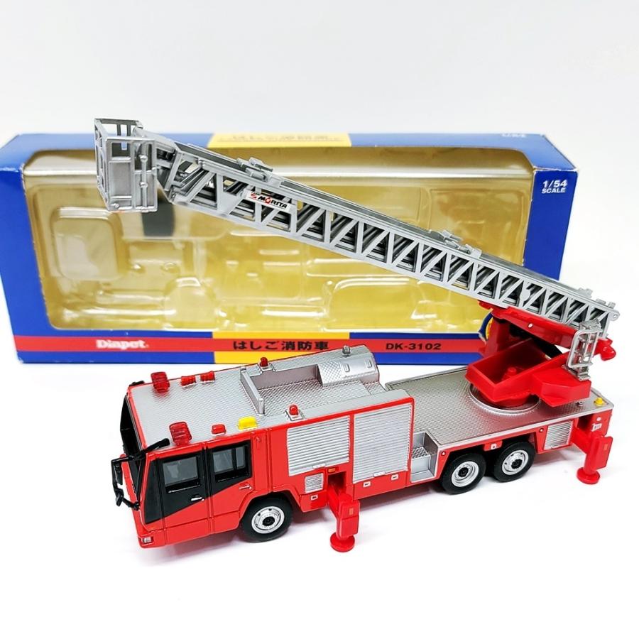 Daiapet はしご消防車 DK-3102 1/54スケール初期版 HE207 ダイヤペット Diapet 1/54 はしご消防車 DK-3102 アガツマ
