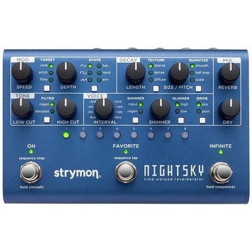 直播周邊 Strymon NightSky Time-Warped Reverb 殘響效果器