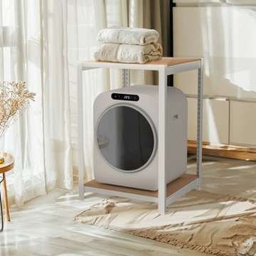 HOMEDANT HAUS 迷你烘衣機立架置物架  白色  2層  600mm寬 x 400mm深 x 900mm高