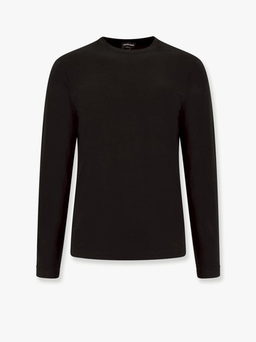 Stretch eco-viscose t-sirt - GIORGIO ARMANI - gender_Man