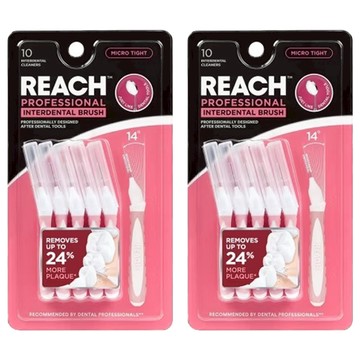 REACH 麗奇 齒科專家牙間刷 MICRO TIGHT1 SSSS款  0.6mm  10入  2組