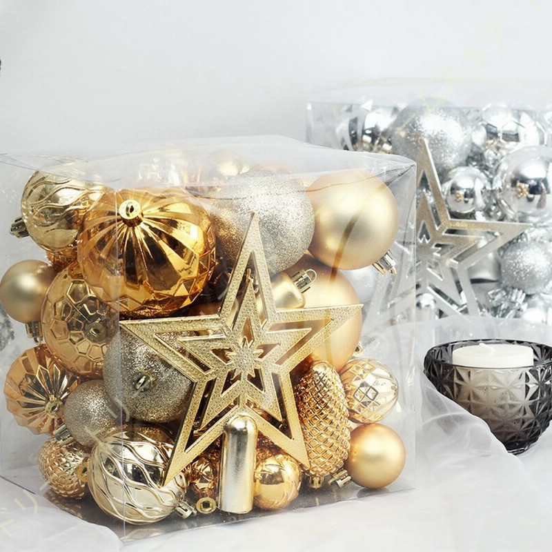 クリスマス オーナメント ボール クリスマスボール ツリートップスター 華やか クリスマスツリー 飾り付け 飾り ボール セット クリスマス ツリー 通販 Lineポイント最大0 5 Get Lineショッピング