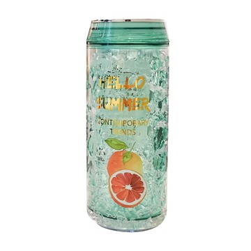 BOACUP 易開罐造型 製冷可樂杯  350ml  1個  蘇打綠