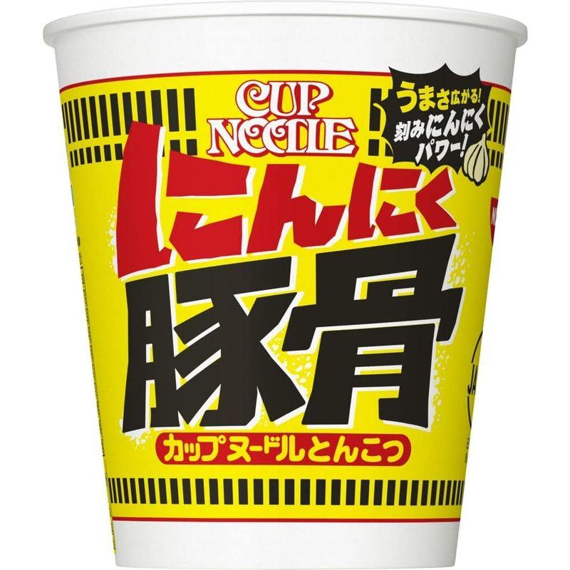 日清食品 カップヌードル にんにく豚骨 うまさ広がる刻みニンニク 79g ×20個