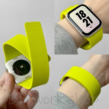 荔枝紋 磁吸矽膠錶帶 apple watch s11 錶帶 iwatch10 蘋果錶帶 9 8 7 6 SE蘋果手錶錶帶