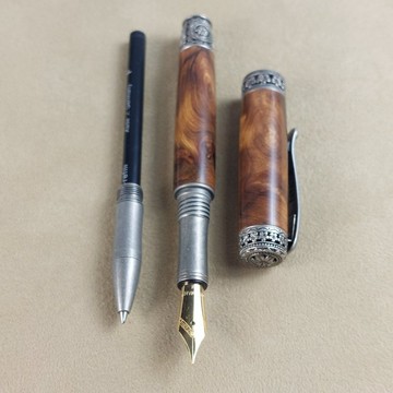 肖楠榴雙頭組筆(鋼筆及鋼珠筆雙頭組)