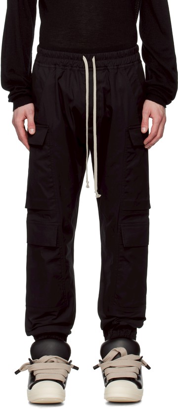 Rick Owens 黑色 Hollywood Mastodon Megacargo 工装裤