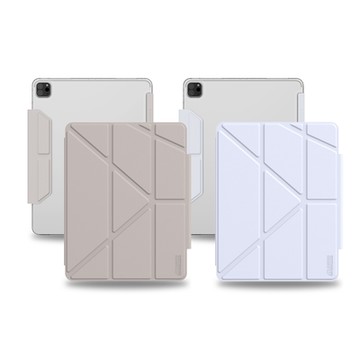 JTLEGEND 2024 iPad Pro 13吋 Ness Pro 相機快取多角度折疊防潑水布紋保護殼(適用M4版)