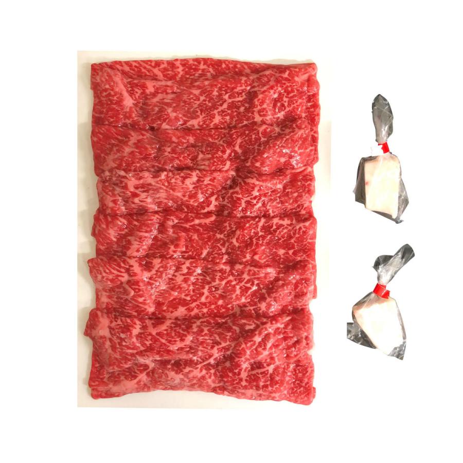 但馬牛 すき焼き モモ・カタ 500g 牛脂付 牛肉 和牛 国産 ブランド肉 黒毛和牛 牛モモ 冷凍 霜降り すき焼き