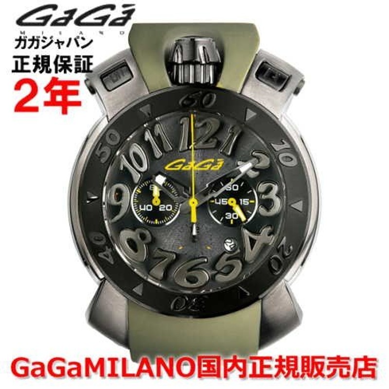 ガガミラノ マヌアーレクロノ 48mm GaGa MILANO 腕時計 メンズ