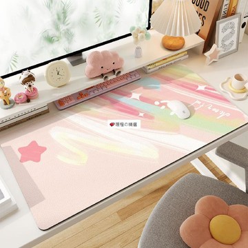 可開發票☆【臺灣精品】💕多巴胺辦公室桌墊專用護眼無甲醛卡通防油防水鼠標墊桌面保護墊--60cm上选择宅配通/新竹/嘉里