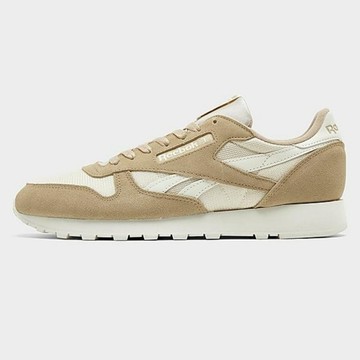 REEBOK 休閒鞋 CLASSIC LEATHER 卡其色 復古 運動鞋 女 100075002