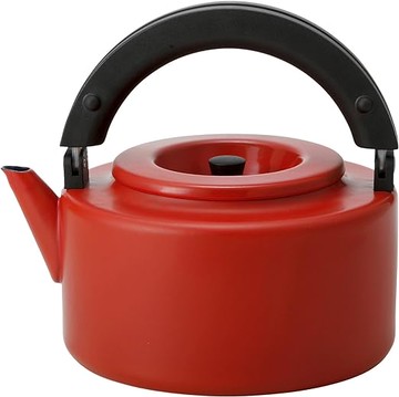 【現貨】CB JAPAN 【日本代購】扁式水壺 平底水壺 耐熱耐酸 - 紅色