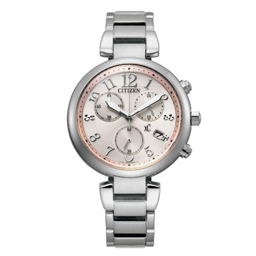 CITIZEN 星辰 FB1450-53W XC系列 亞洲限定款/情人節推薦款/光動能計時腕錶 /玫瑰金面 35mm｜樂天全館特惠中★指定刷卡回饋10%