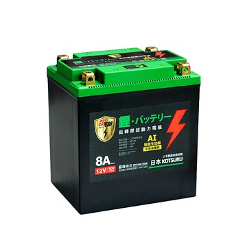 KOTSURU MP-30│重機專用│8馬赫 鉛轉鋰超動力機車電瓶 鋰鐵啟動電池 12V 500CCA